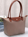 Nylon Logo Flap Tote Bag