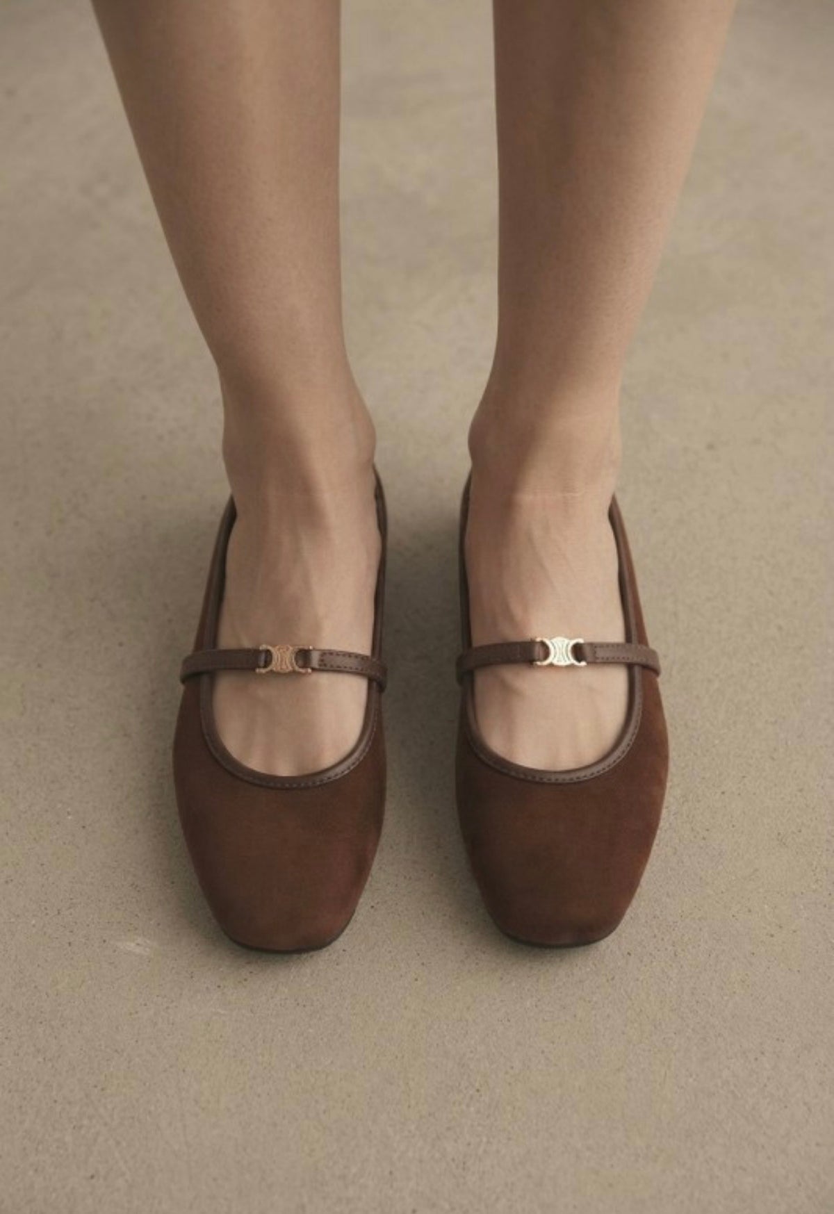 The Jamie Square Toe Mary Jane Flat