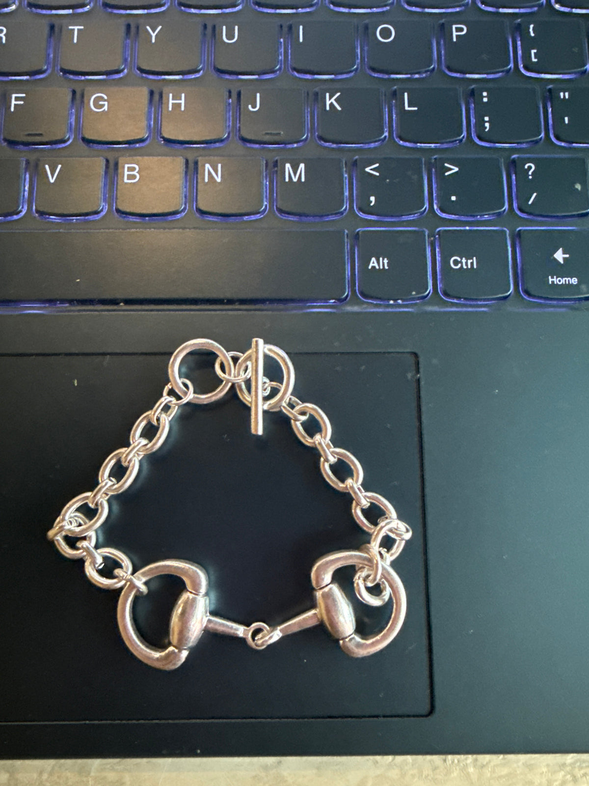 Silver Bit Bracelet