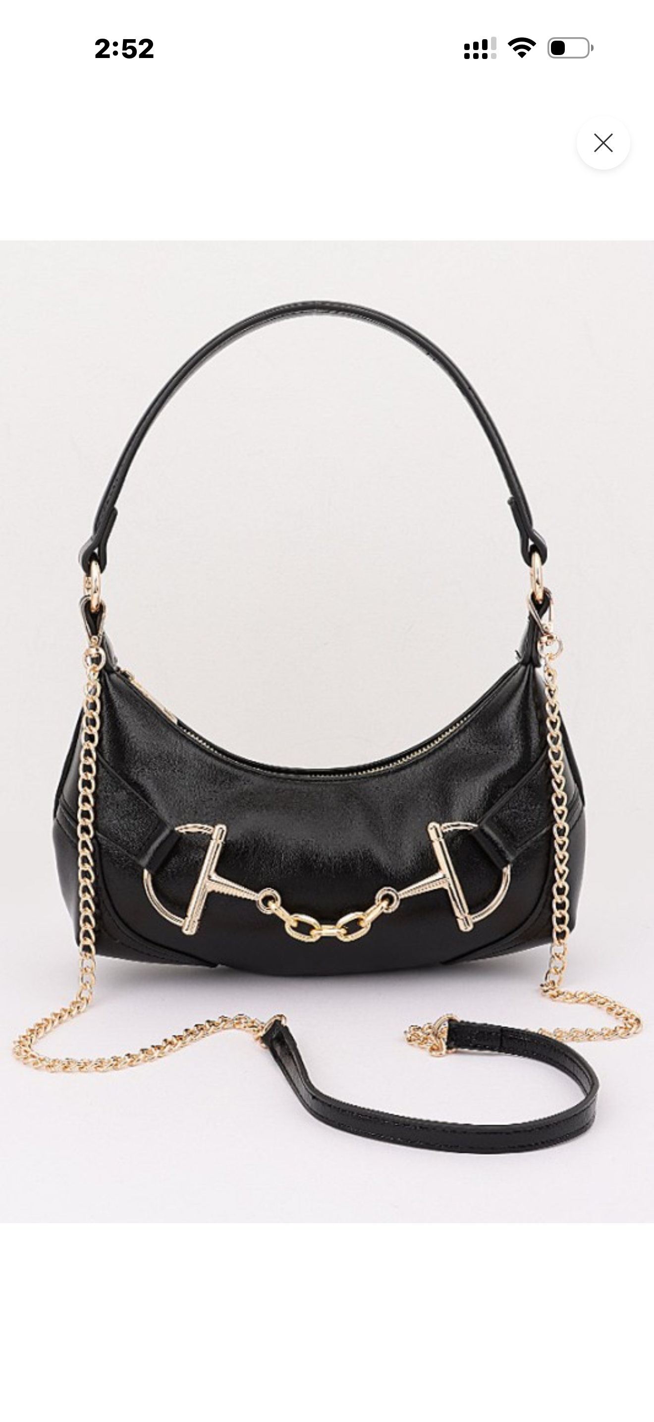 Black Horse Bit Vintage Bag