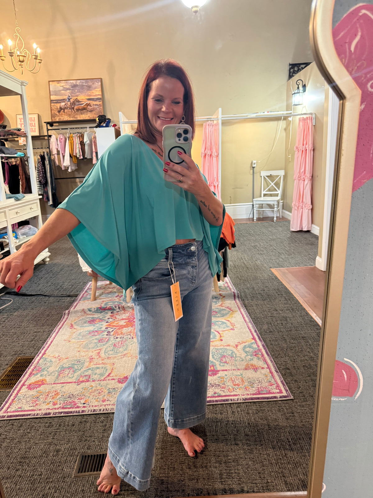 Boho Batwing Sleeve Top