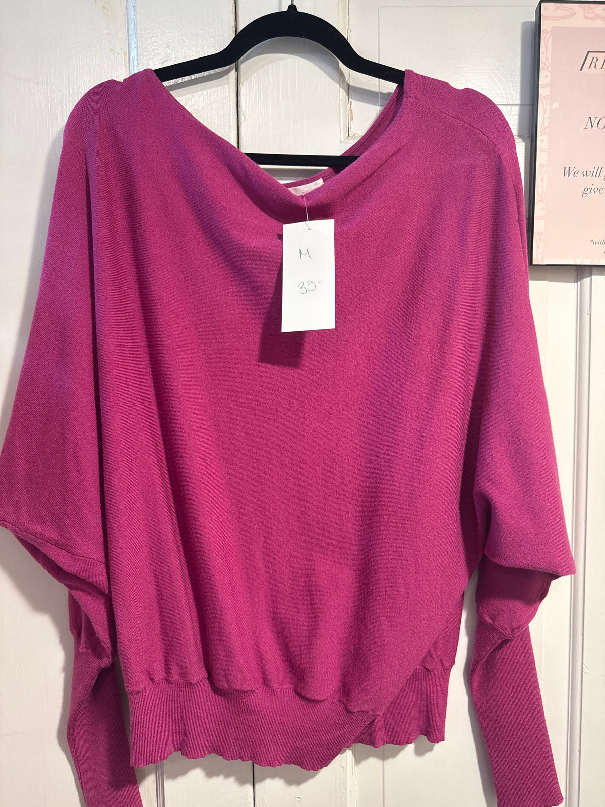 Plum Cold Shoulder sweater