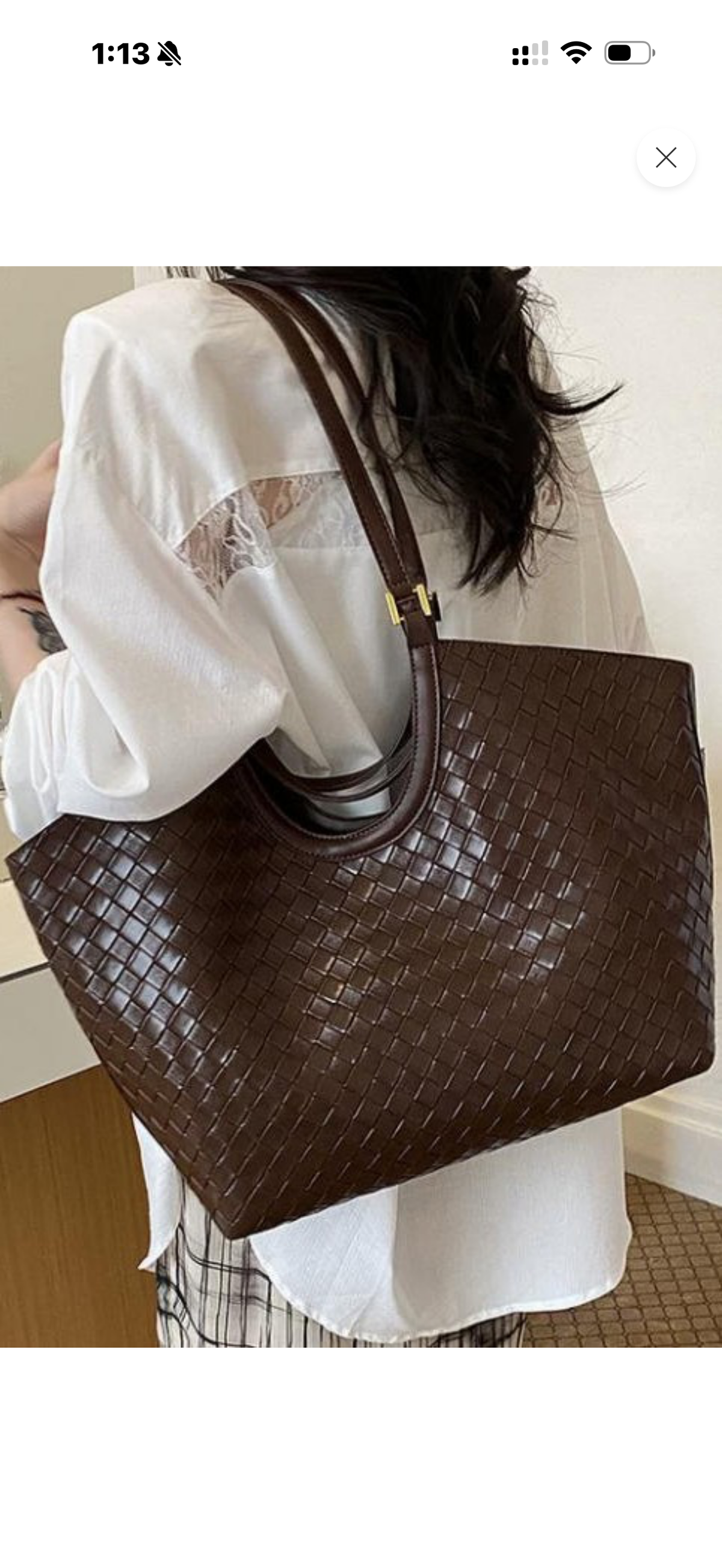 Woven Hobo Bag