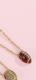 Inspired Football Necklace