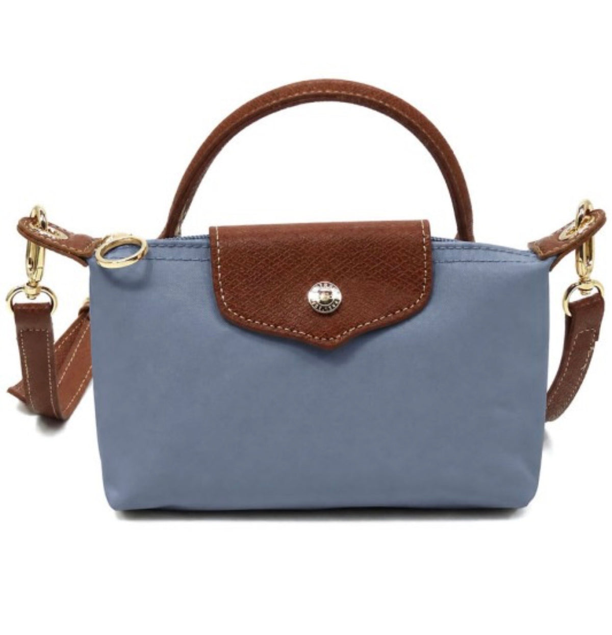 Nylon Flap Tote Mini Crossbody