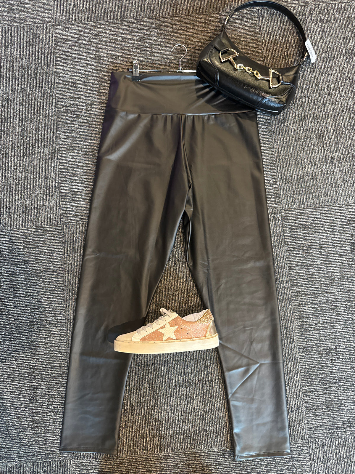 Pleather leggings Curvy