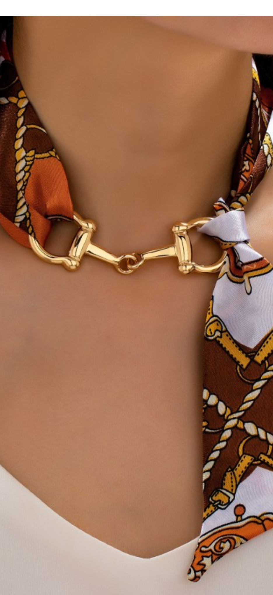 Bit Scarf Necklace