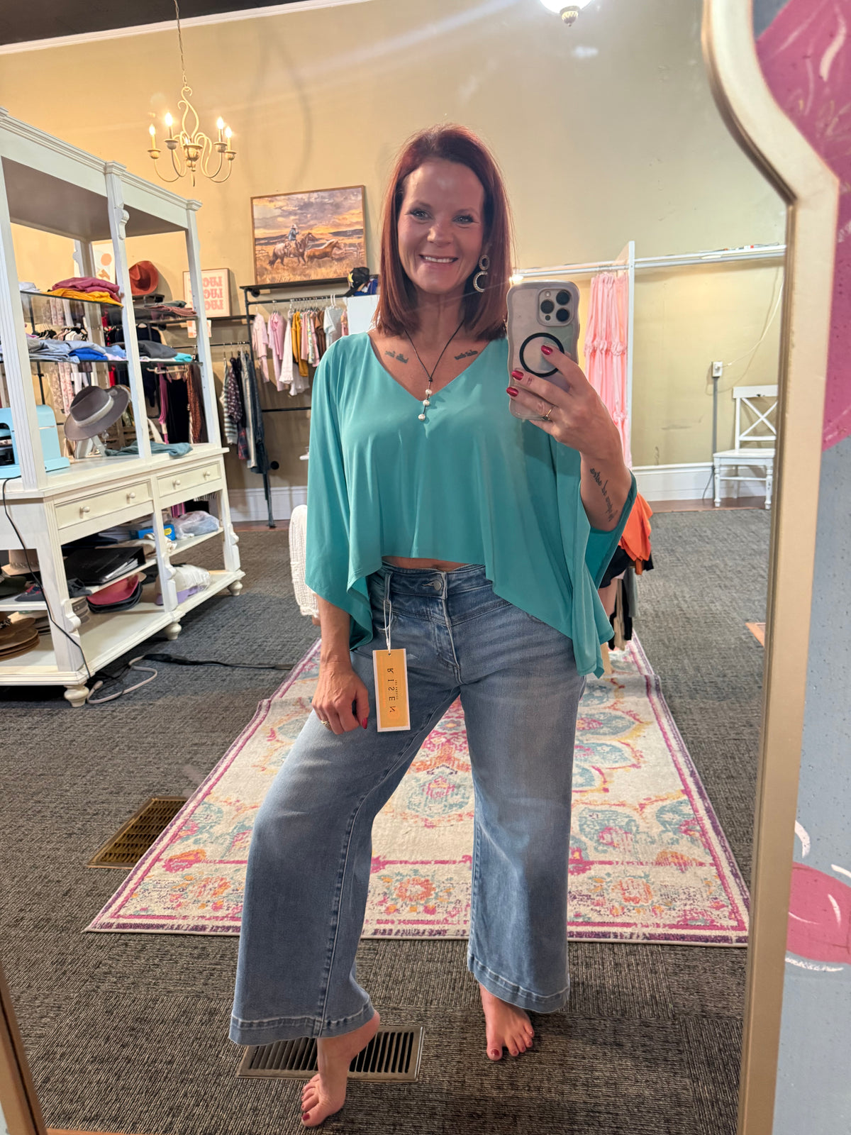 Boho Batwing Sleeve Top