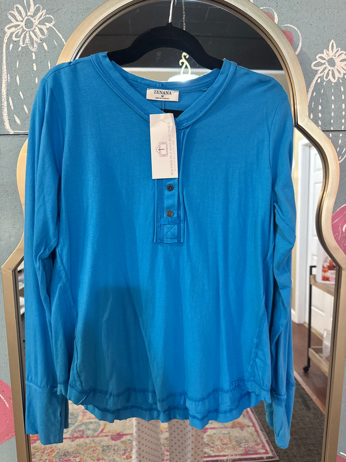 Zenana Henley Medium