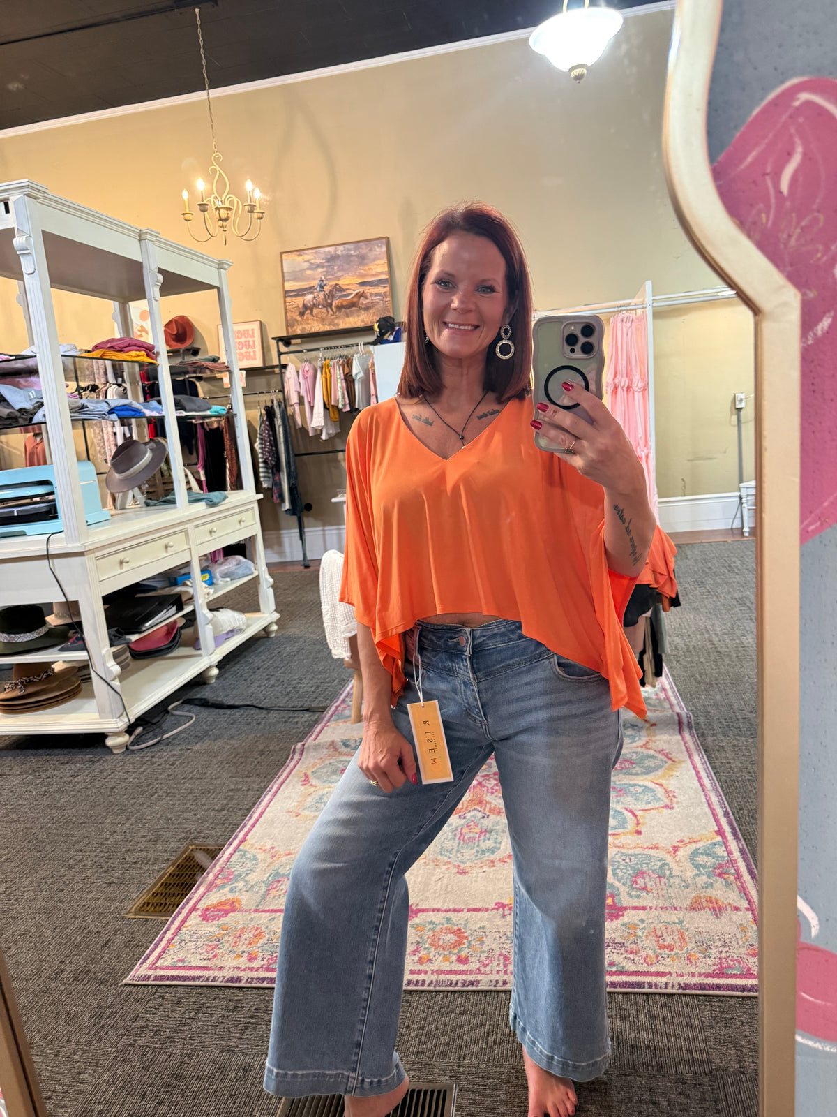 Boho Batwing Sleeve Top