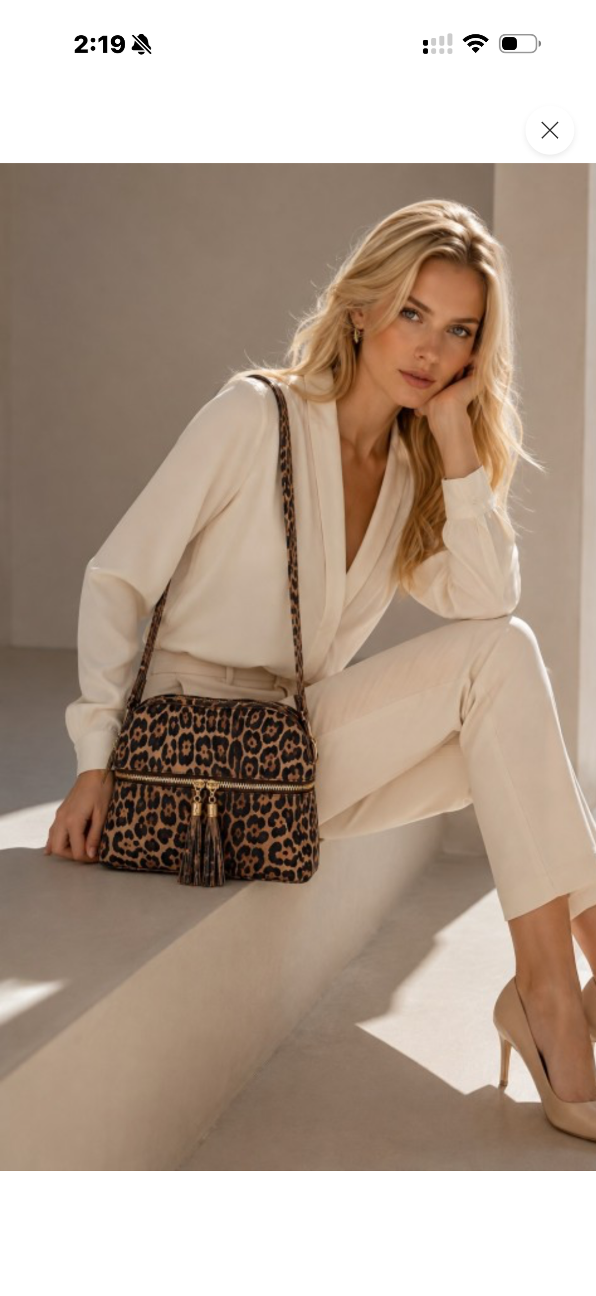 Animal Print Crossbody Bag
