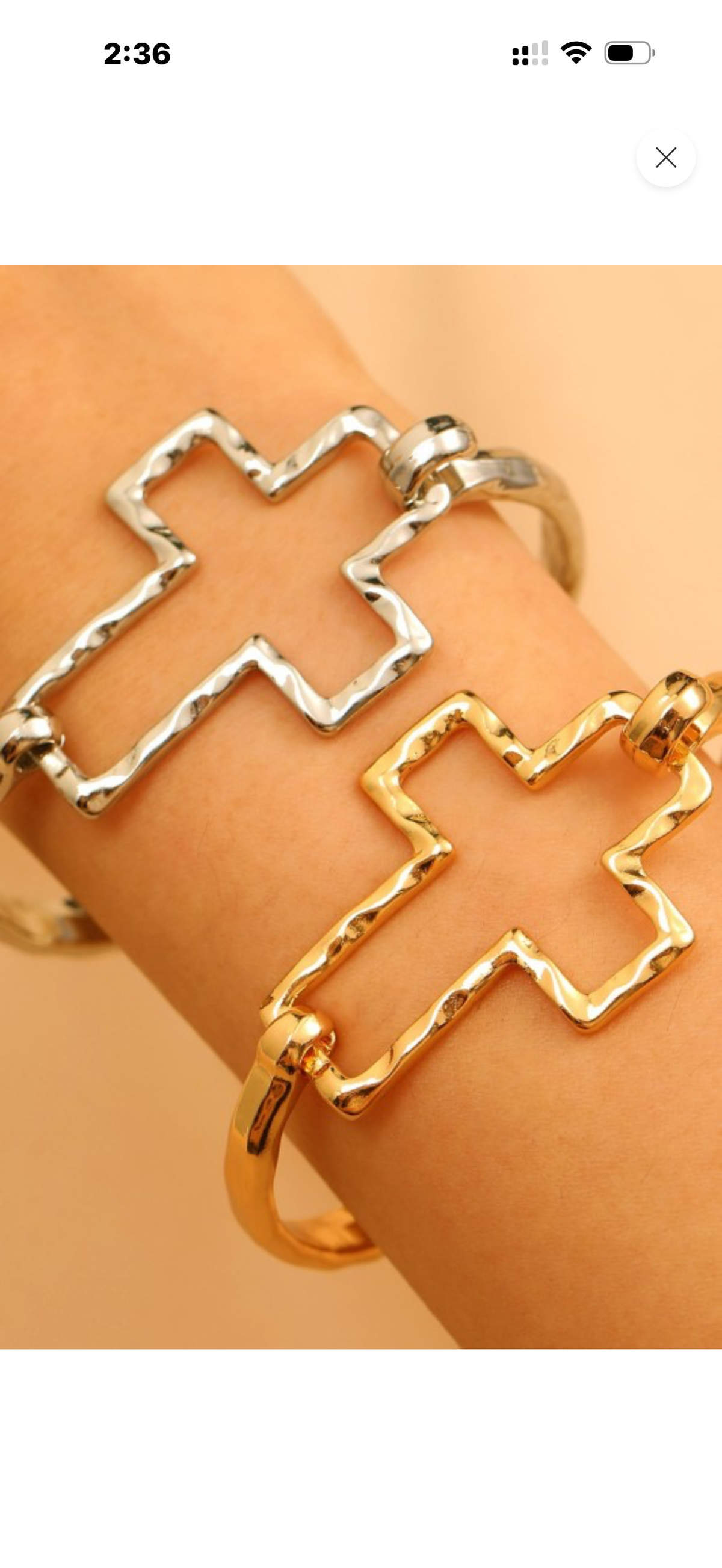 Cross Bracelet